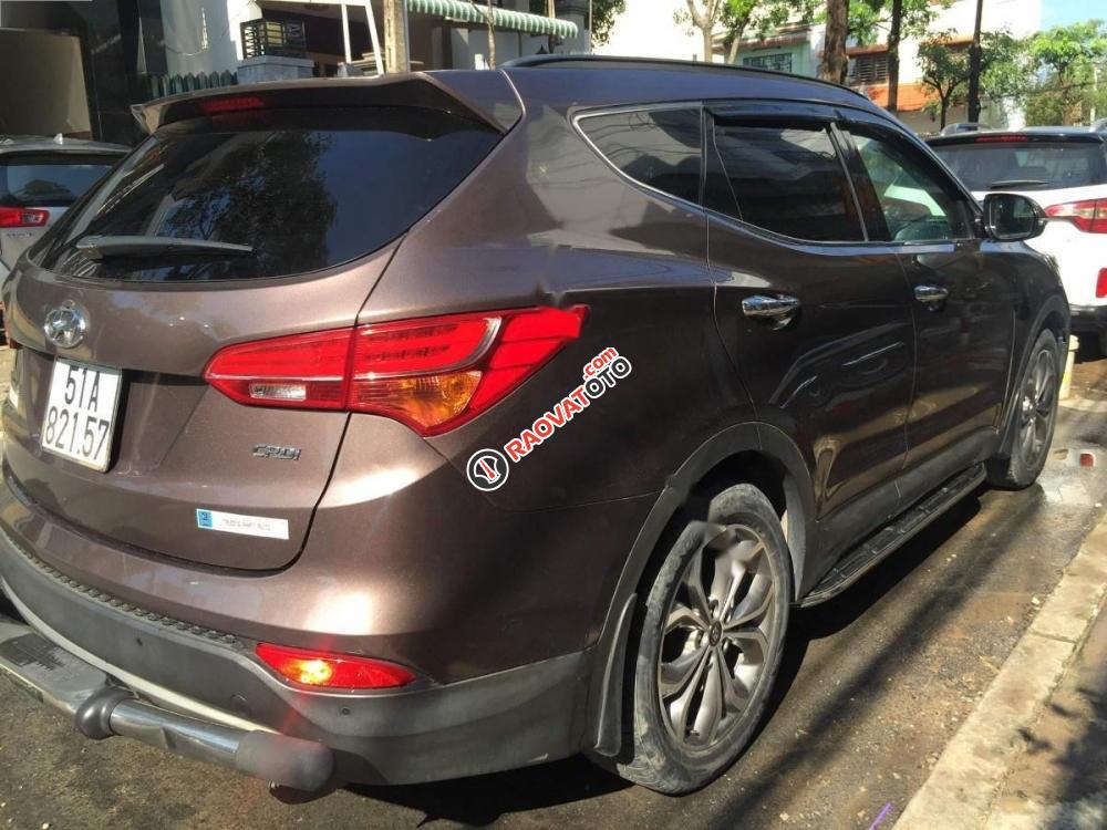 Cần bán Hyundai Santa Fe CRDi 2.2AT đời 2014, màu nâu, nhập khẩu, số tự động, giá cạnh tranh-2