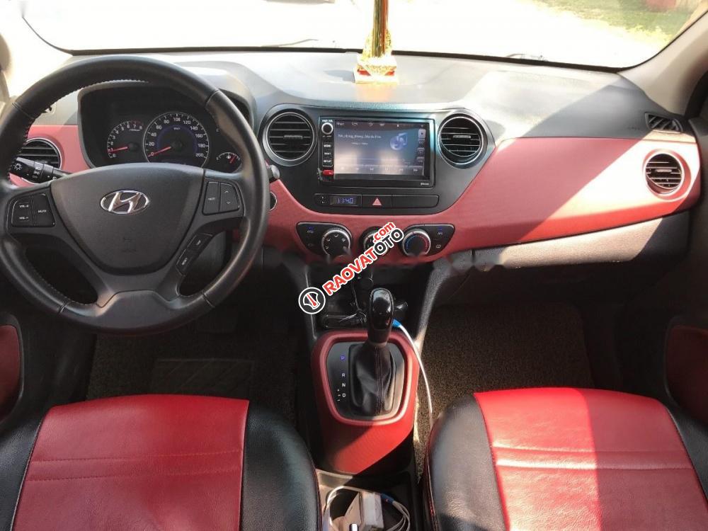 Bán Hyundai Grand i10 1.2 AT đời 2015, màu bạc, nhập khẩu nguyên chiếc-7