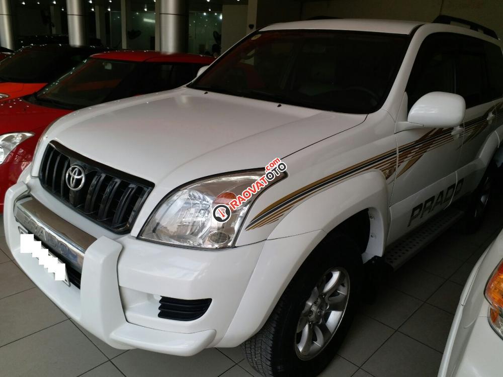 Toyota Prado GX 2.0,máy dầu, số sàn, 2 cầu, màu trắng, sản xuất 2006-2