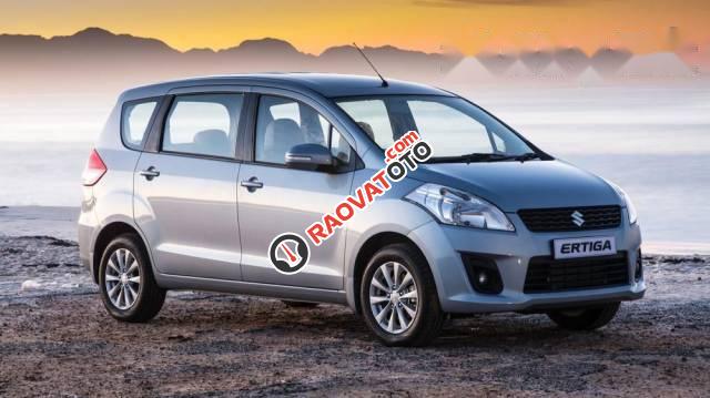 Bán xe Suzuki Ertiga đời 2017, màu bạc, xe nhập giá cạnh tranh-0