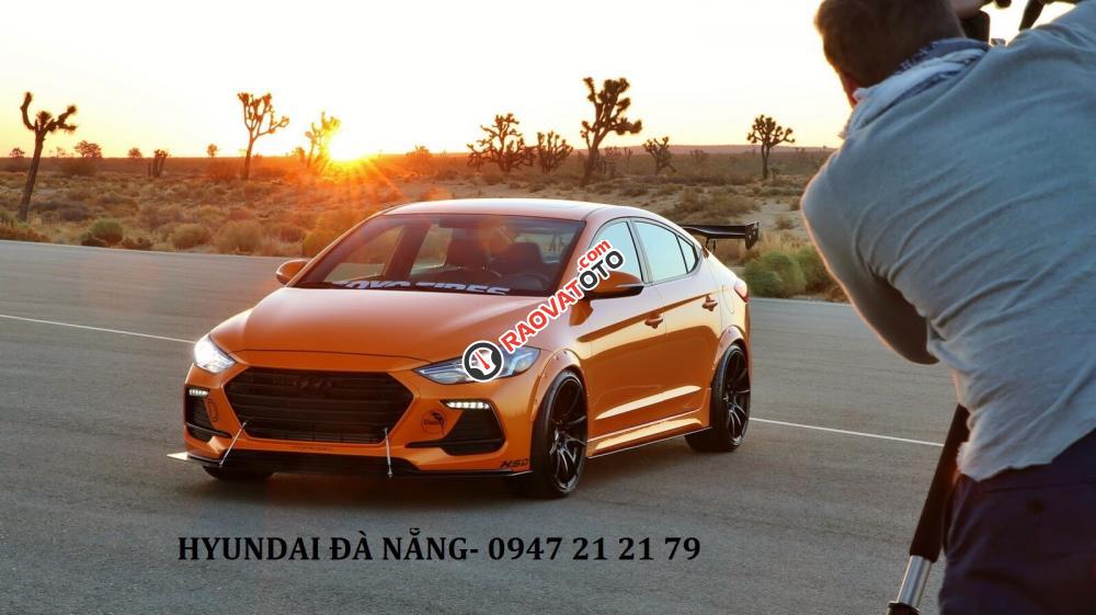 Xe Hyundai Elantra 2017 màu cam - Đà Nẵng giá sốc, rẻ nhất thị trường chỉ với 160 triệu-0
