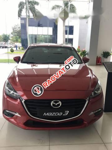 Bán Mazda 3 2017, màu đỏ, giá chỉ 680 triệu-0