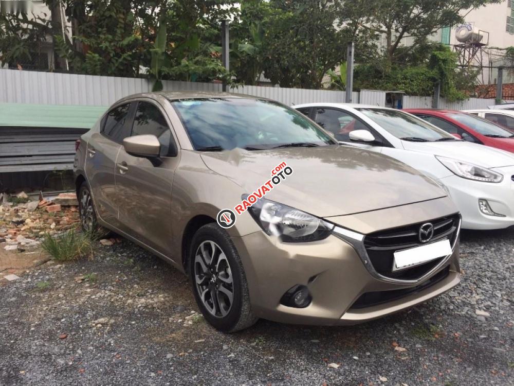 Bán ô tô Mazda 2 2016, màu vàng xe gia đình-1