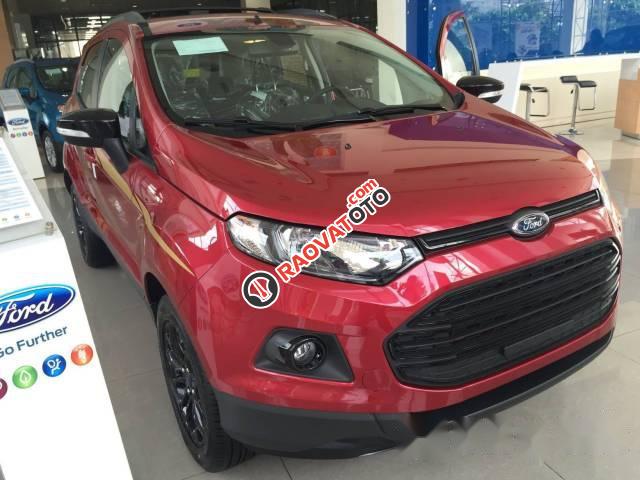 Bán Ford EcoSport 1.5L Tiatnium  AT năm 2017, màu đỏ-4