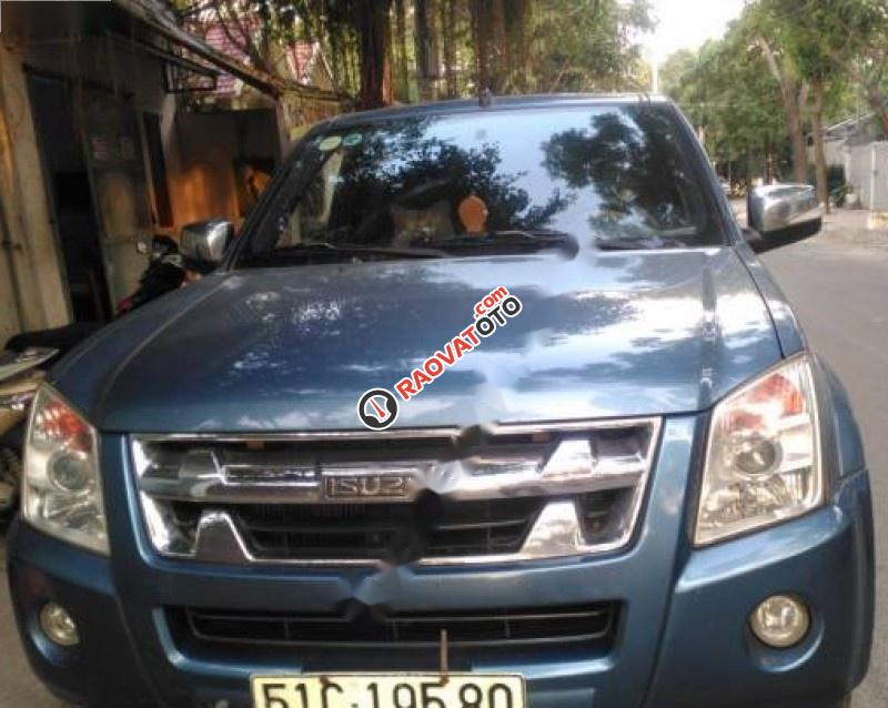 Bán Isuzu Dmax LS 3.0 4x2 MT 2011, màu xanh lam, xe nhập-3