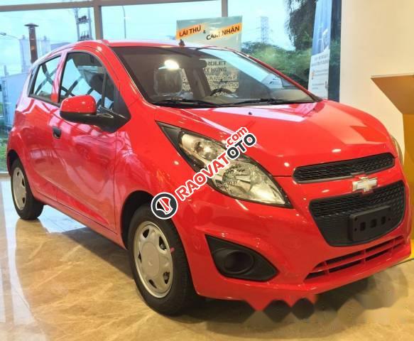 Bán Chevrolet Spark đời 2017, màu đỏ, giá chỉ 279 triệu-0