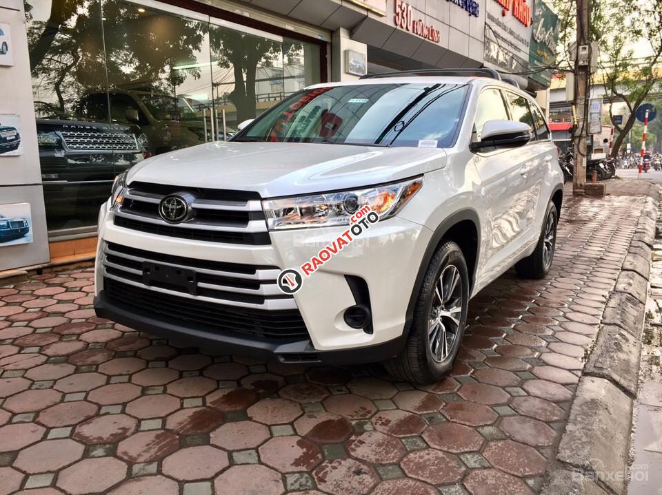 Bán xe Toyota Highlander LE 2.7 đời 2017, màu trắng, nhập khẩu Mỹ giá bán buôn, LH: 0948.256.912-0