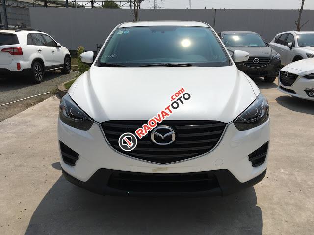 Bán xe Mazda CX-5 2.5L 2017, màu trắng, chính hãng, có xe giao-1