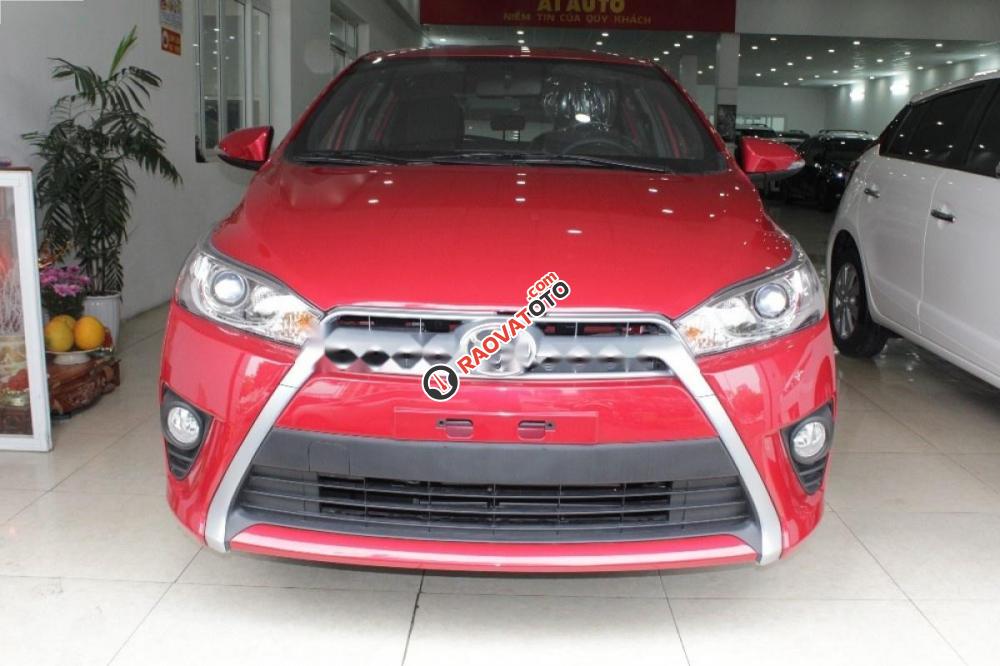 Cần bán Toyota Yaris 1.5G đời 2017, màu đỏ, nhập khẩu nguyên chiếc, giá 642tr-4