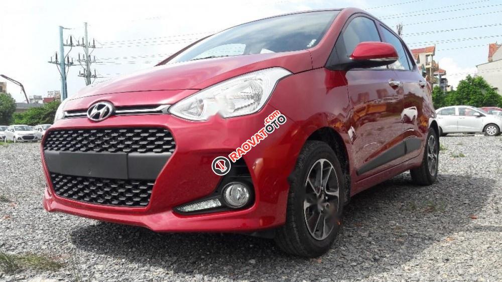 Bán ô tô Hyundai Grand i10 1.0 AT đời 2017, màu đỏ-5