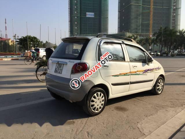 Cần bán lại xe Daewoo Matiz MT đời 2007, màu trắng, giá tốt-2