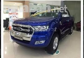 Bán Ford Ranger đời 2017, màu xanh lam, xe nhập-0