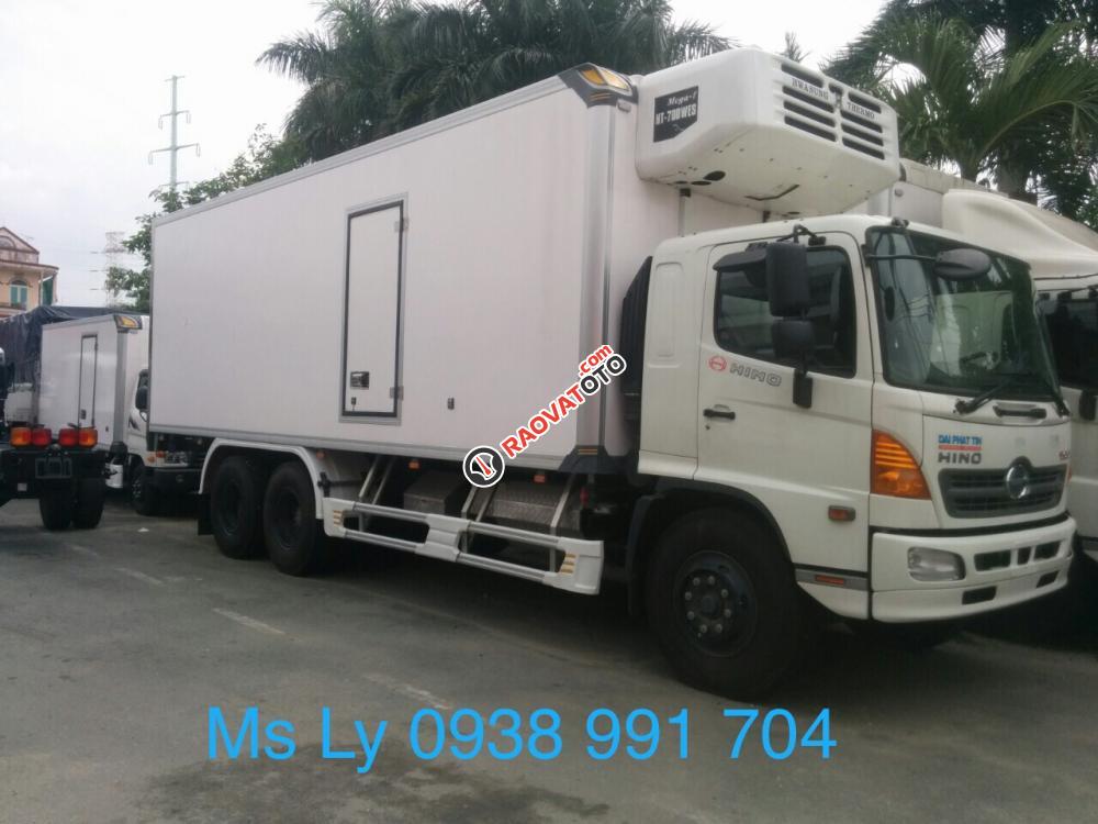 Bán xe tải Hino FL thùng đông lạnh 7m6 (tổng tải trọng 24 tấn) 1 tỷ 300tr-1