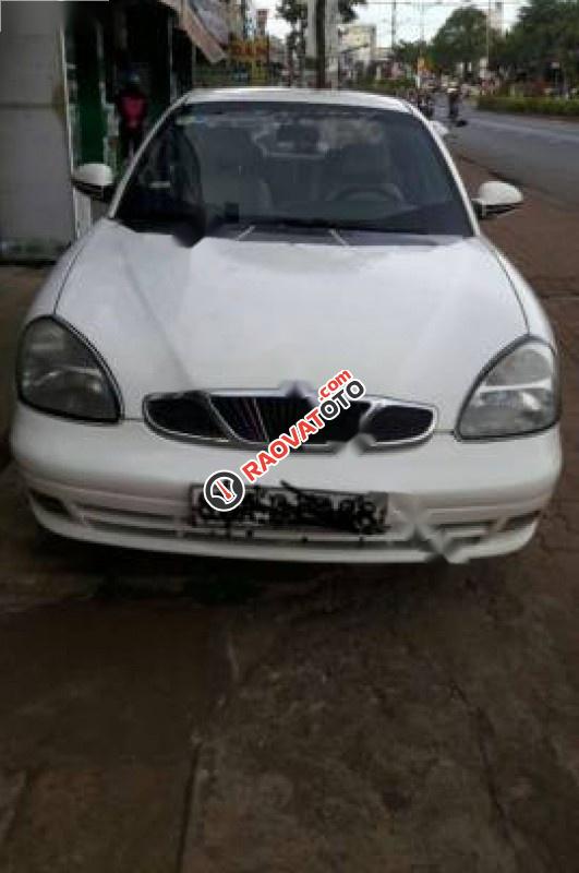 Cần bán lại xe Daewoo Nubira II 1.6 đời 2003, màu trắng, giá chỉ 95 triệu-0