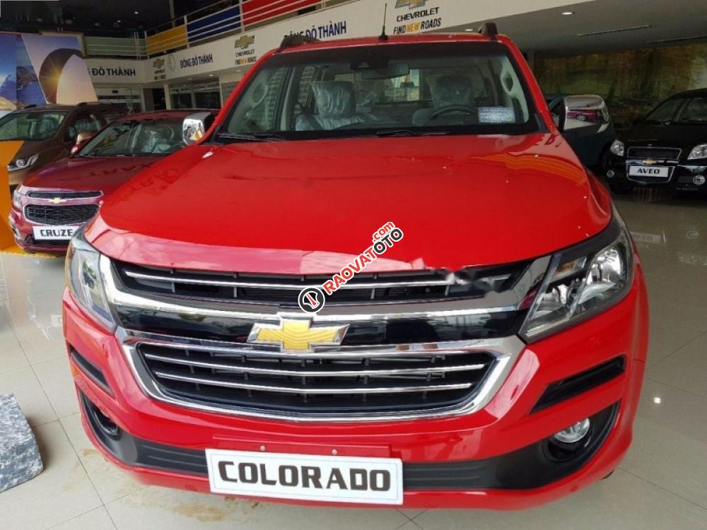 Bán Chevrolet Colorado LTZ 2.8L 4x4 AT sản xuất 2017, màu đỏ, nhập khẩu nguyên chiếc, giá 809tr-5
