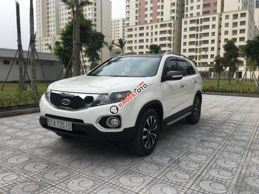 Cần bán xe Kia Sorento đời 2013, màu trắng còn mới, giá chỉ 690 triệu-1