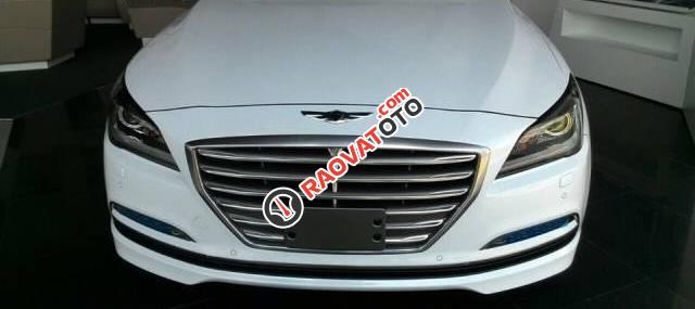 Bán xe Hyundai Genesis 3.8L G80 đời 2017, màu trắng, xe nhập-0