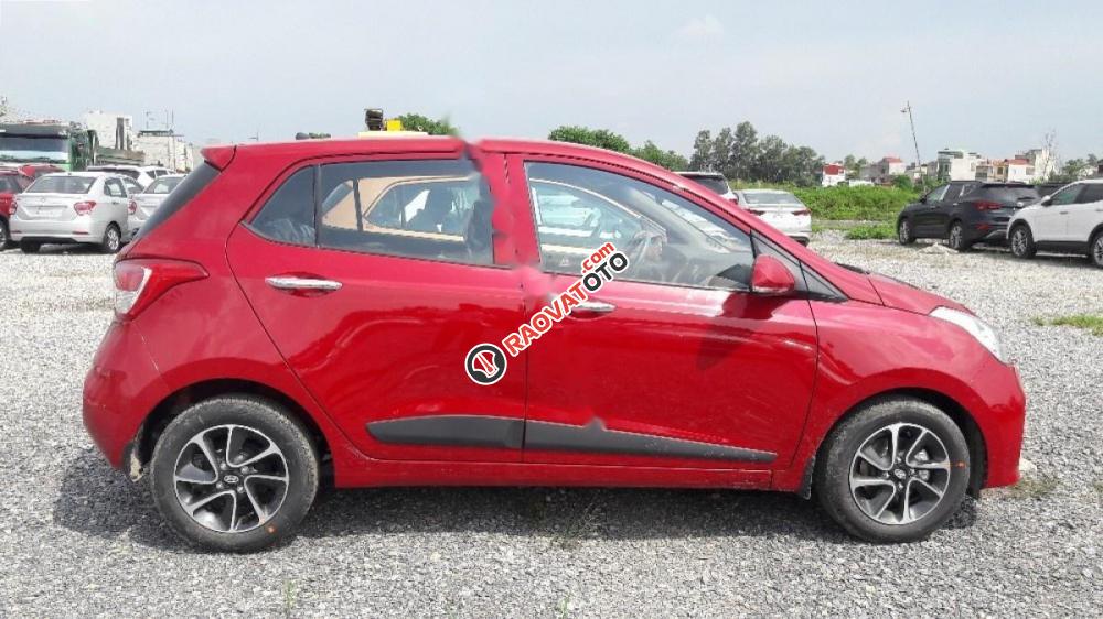 Bán ô tô Hyundai Grand i10 1.0 AT đời 2017, màu đỏ-0