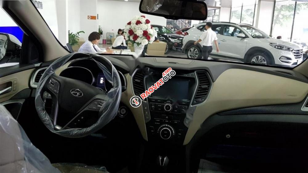 Cần bán Hyundai Santa Fe 2.2L 4WD đời 2017, màu đen-2