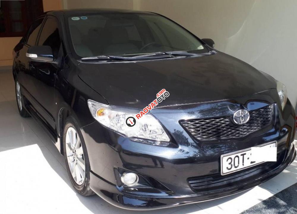 Cần bán Toyota Corolla altis 2.0AT đời 2009, màu đen số tự động-1