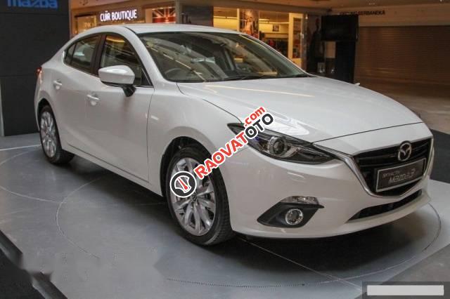 Bán xe Mazda 3 đời 2016, màu trắng  -1