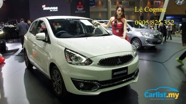 Bán xe Mitsubishi Mirage đời 2017, màu trắng, nhập khẩu chính hãng-2