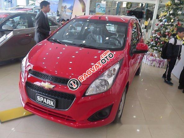 Bán Chevrolet Spark Van năm 2017, màu đỏ, 279tr-4