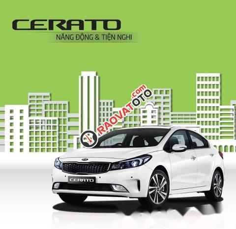 Cần bán xe Kia Cerato đời 2017, màu đỏ-1