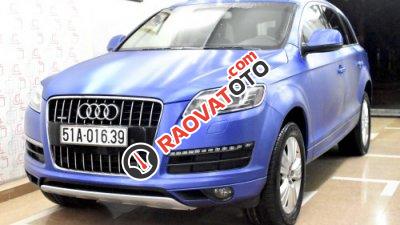 Bán xe Audi Q7 3.6 AT năm 2009, màu xanh lam, nhập khẩu-0