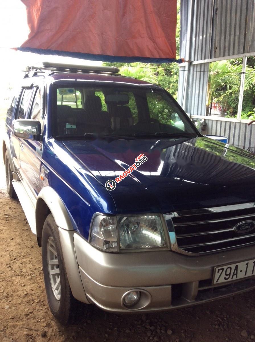 Bán ô tô Ford Everest đời 2005, màu xanh lam xe gia đình, 341 triệu-1