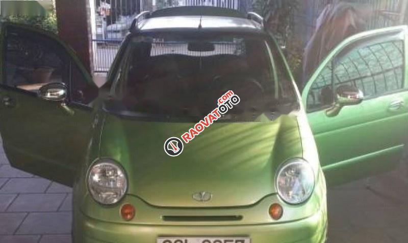 Bán ô tô Daewoo Matiz đời 2003, màu xanh lục, 125tr-1