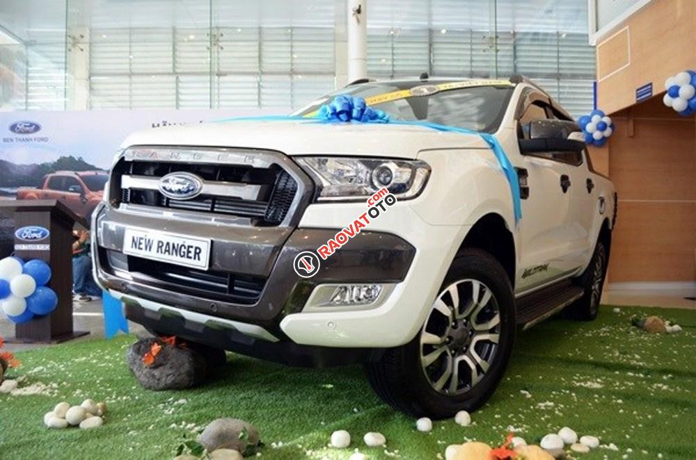 Cần bán Ford Ranger Wiltrak 3.2L đời 2018, màu trắng, nhập khẩu nguyên chiếc, 925tr-0