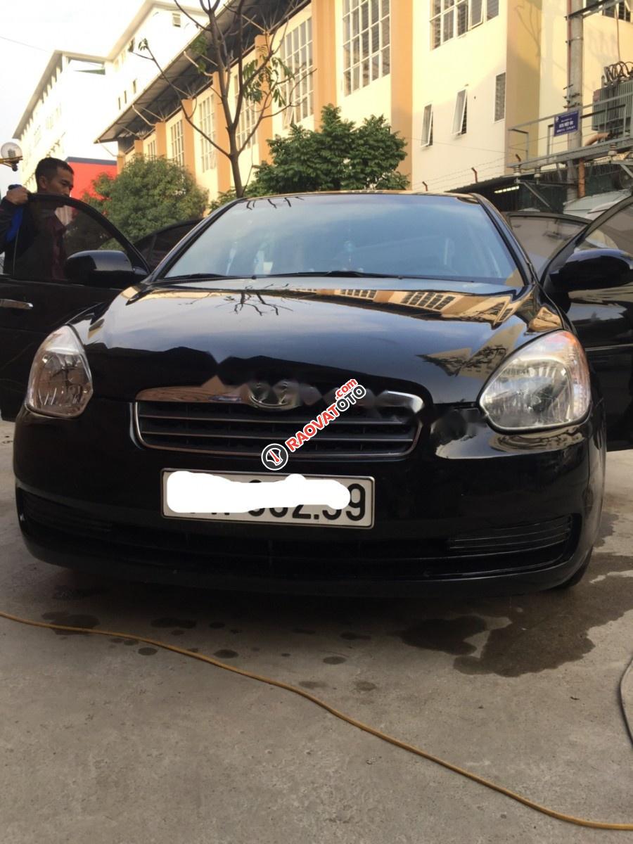 Bán Hyundai Verna đời 2008, màu đen, nhập khẩu nguyên chiếc như mới-1