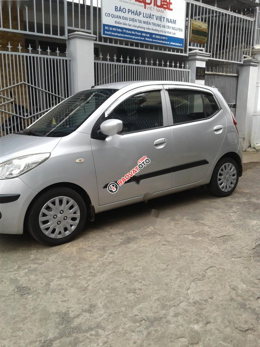 Bán Hyundai i10 đời 2009, màu bạc, xe nhập xe gia đình, giá chỉ 285 triệu-5