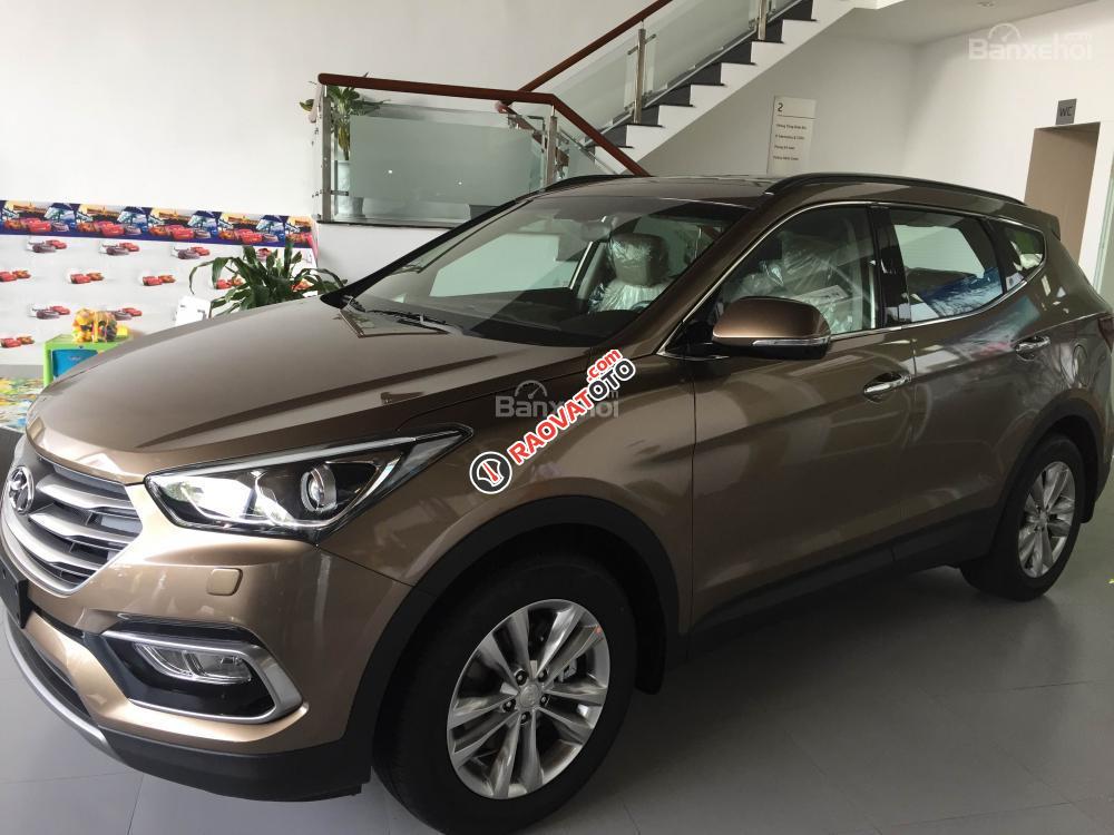 Bán Hyundai Santa Fe đời 2018, màu nâu, xe nhập. Hotline: 0905.976.950-3