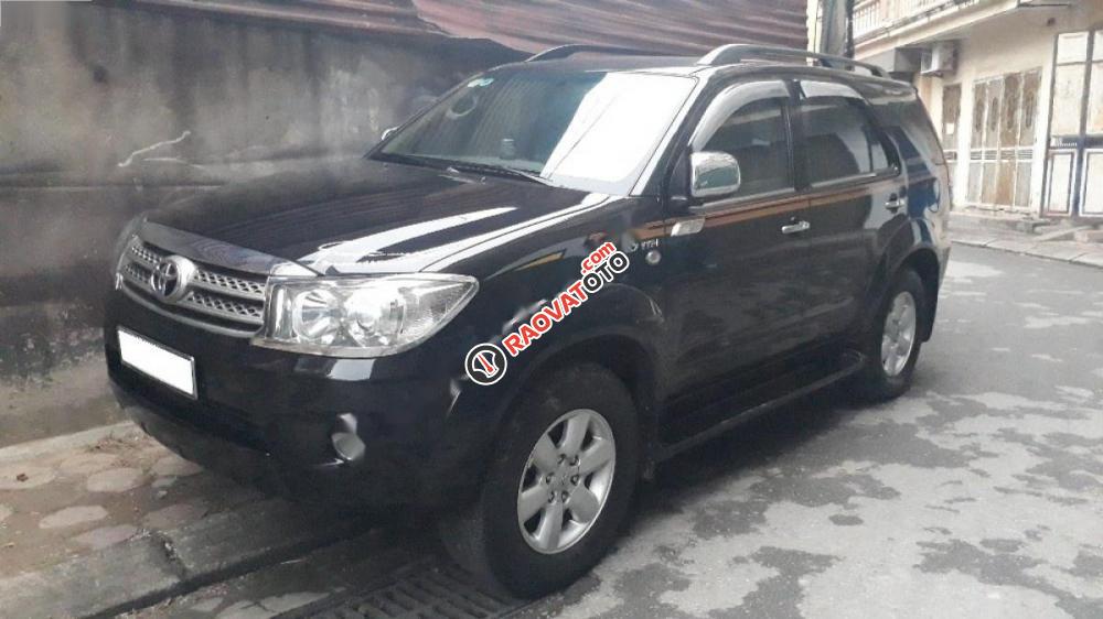 Bán ô tô Toyota Fortuner 2.7V 4x4 AT năm 2009, màu đen chính chủ, 558 triệu-8