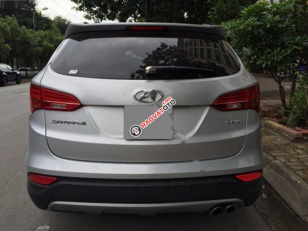 Bán xe Hyundai Santa Fe 2015, màu bạc, nhập khẩu nguyên chiếc-3