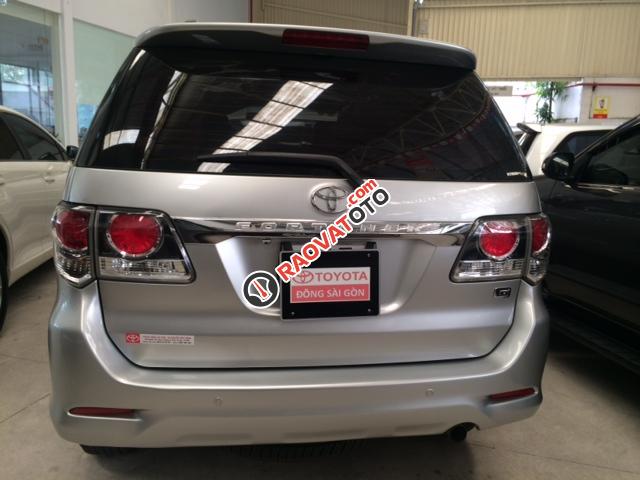 Bán Toyota Fortuner dầu đời 2015, màu bạc-5