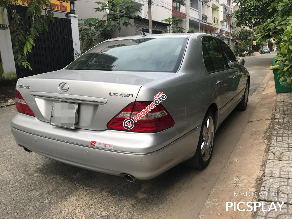 Bán xe Lexus LS 430 đời 2005, màu bạc, xe nhập, giá tốt-4