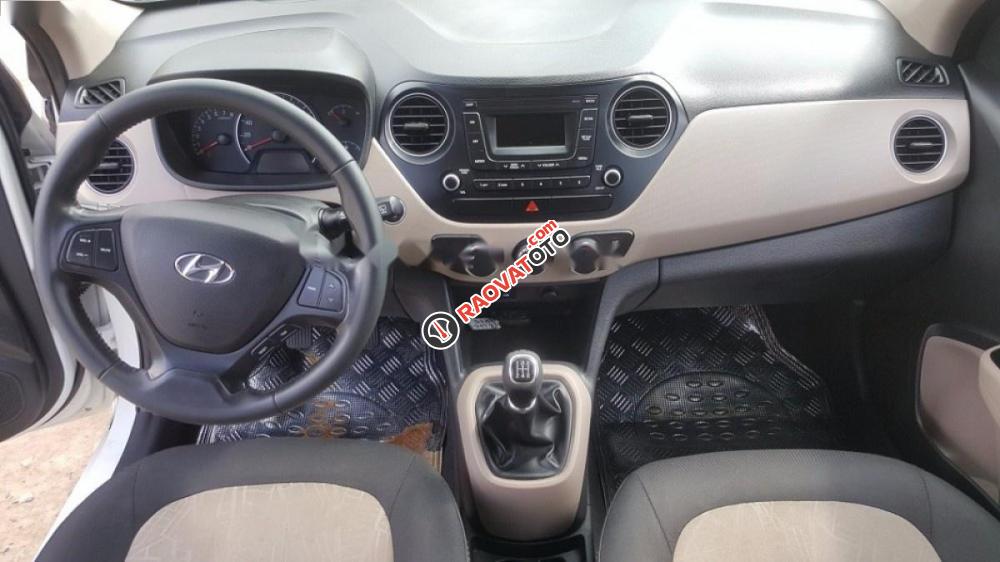 Bán Hyundai Grand i10 1.0 MT năm 2014, màu trắng, nhập khẩu xe gia đình-7