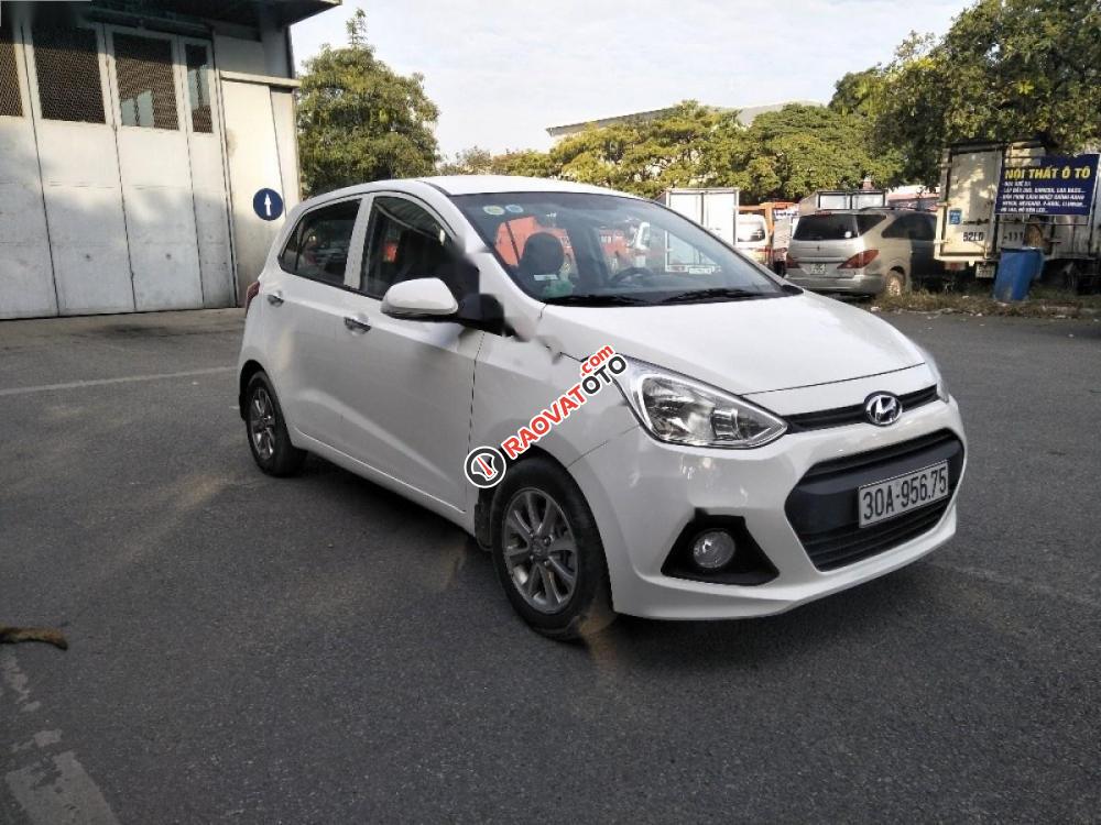 Bán ô tô Hyundai Grand i10 1.0 MT đời 2015, màu trắng, nhập khẩu nguyên chiếc số sàn-0