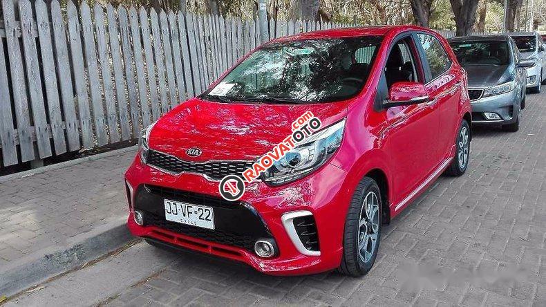 Bán Kia Morning Van đời 2017, màu đỏ, giá 279tr-3