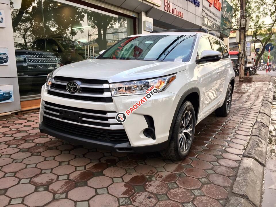 Cần bán Toyota Highlander LE 2.7 đời 2017, màu trắng, nhập Mỹ, LH 093.798.2266-2