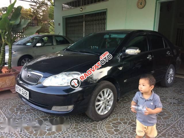 Cần bán lại xe Toyota Corolla altis đời 2005, màu đen-4