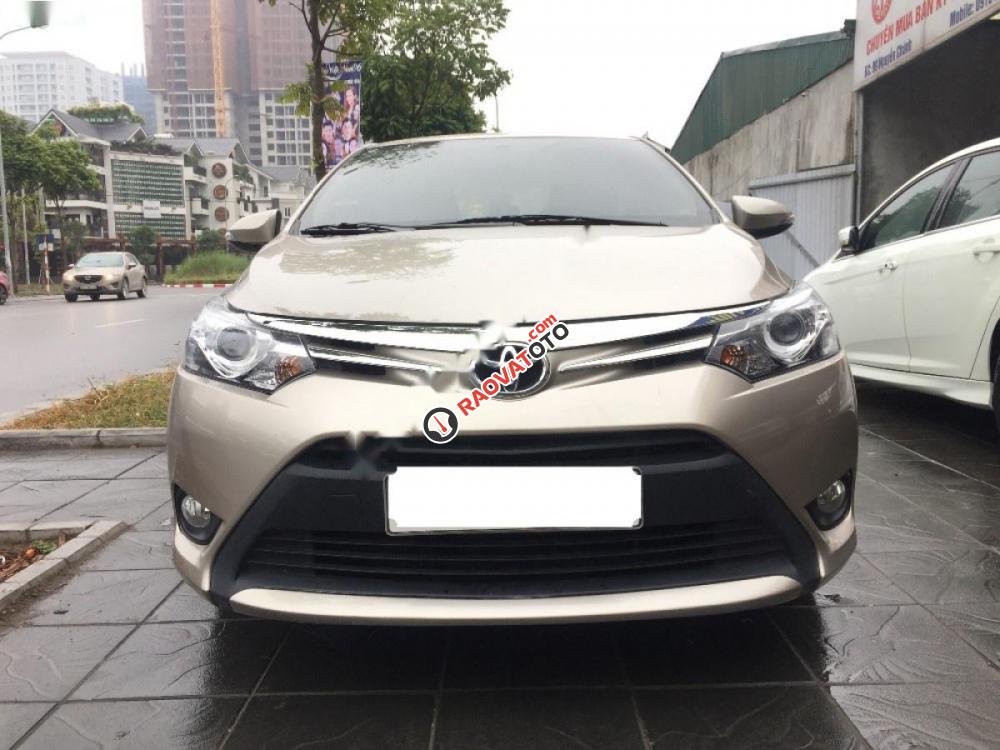 Cần bán xe Toyota Vios G đời 2017, màu ghi vàng  -1