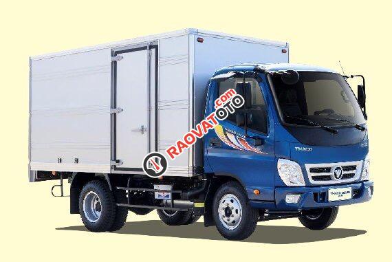 Bán xe tải Thaco Ollin 360 động cơ Isuzu thùng dài 4.3m, tải trọng 2.4 tấn vô thành phố-7