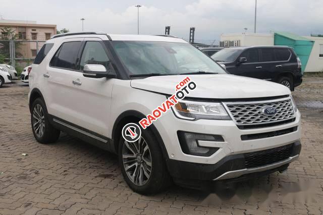 Bán Ford Explorer Exploer sản xuất 2017, màu trắng, xe nhập-0