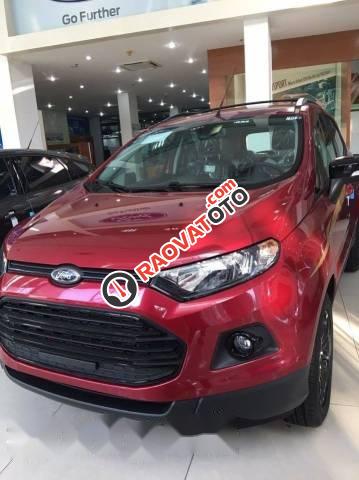 Bán Ford EcoSport 1.5L AT Titanium Black Edition sản xuất 2017, màu đỏ -3