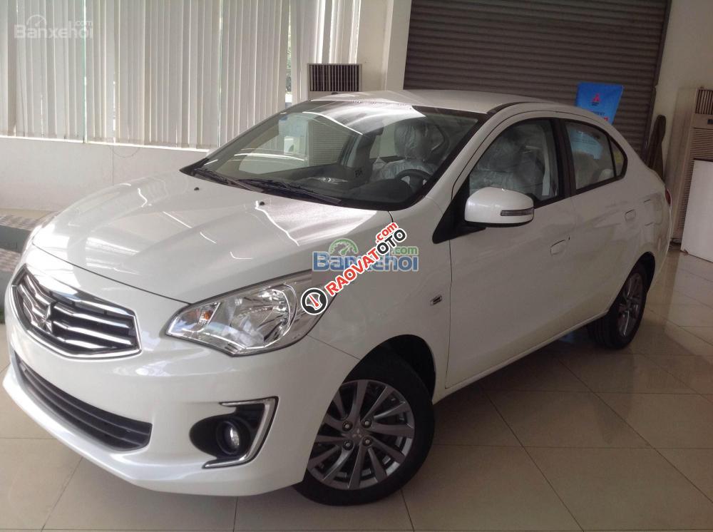 Cần bán xe Mitsubishi Attrage mới 2017, màu trắng, nhập khẩu, hỗ trợ vay 80%-100%, liên hệ: Đông Anh 0931911444-5