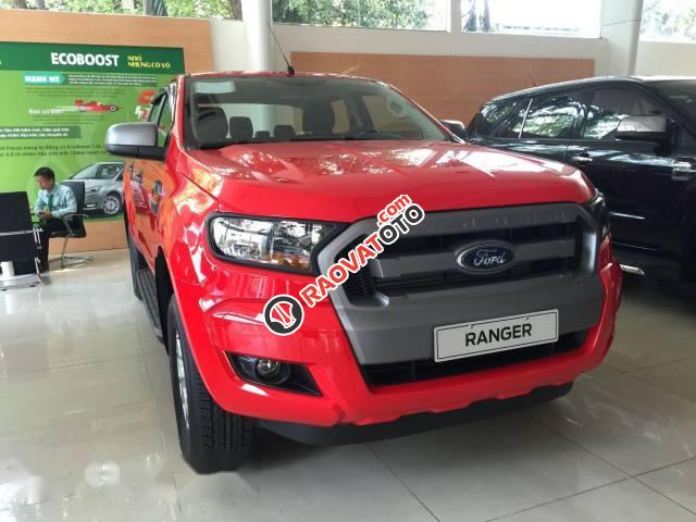 Bán xe Ford Ranger đời 2017, màu đỏ  -0